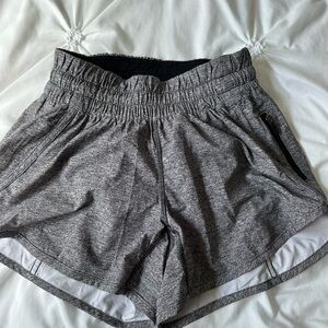 Lululemon Athletica Heathered Gray Athletic Shorts